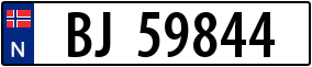 Truck License Plate